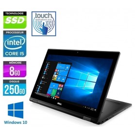 DELL Latitude 5289 2 en 1 Tactile Core i5 LED 12.5'' Full HD 8Go Ram 256Go SSD Windows 10 ou 11 Pro 64 GARANTIE 2 ANS