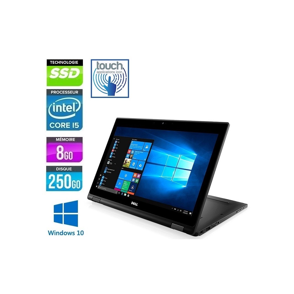 DELL Latitude 5289 2 en 1 Tactile Core i5 LED 12.5'' Full HD 8Go Ram 256Go  SSD Windows 10 ou 11 Pro 64 GARANTIE 2 ANS - Matériel Informatique Occasion  / SOREPI