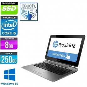 HP Pro X2 612 G1 Core i5 8Go Ram 256Go SSD Tablette tactile LED 12'' FULL HD  Windows 10 Pro 64Bits GARANTIE 2 ANS