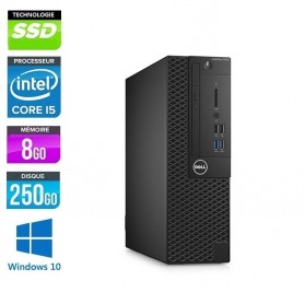 DELL Optiplex 3050 SFF Quad Cores i5 8Go 256Go SSD Windows 10 ou 11 Pro 64 GARANTIE 2 ANS