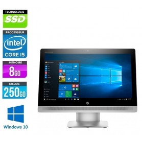 HP Elite 800 G2 AIO Quad Cores i5 8Go 256Go SSD Ecran 23'' LED Full HD Windows 10 ou 11 Pro 64 GARANTIE 2 ANS