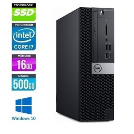 DELL Optiplex 7070 SFF Huit Cores I7-9700 16Go Ram 512Go SSD Windows 10 Pro 64 GARANTIE 2ANS