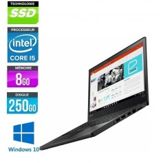 LENOVO ThinkPad T470 Core i5-7300 8Go 256Go SSD  LED 14" Full HD Windows 10 ou 11 Pro 64 GARANTIE 2 ANS