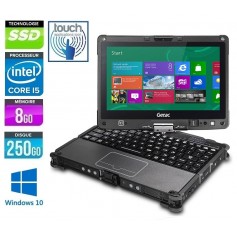 GETAC V110 Convertible, Intel Core i5-6300u 8Go Ram 256Go SSD LED 11,6" HD Tactile Windows 10 Pro 64 GARANTIE 2 ANS