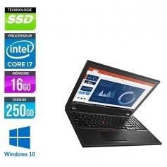 LENOVO Thinkpad T560 Core i7-6600u 16Go Ram 256Go SSD LED 15.6'' (1920/1080) Webcam  Windows 10 Pro 64Bits GARANTIE 2 ANS