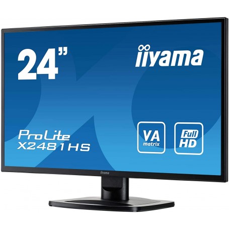 Iiyama Écran LED 24" - ProLite XB2481HS-B1 - Full HD (1080p) - Garantie 3 Ans Constructeur