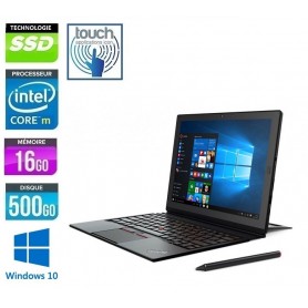 LENOVO ThinkPad X1 Tablet Core m7 LED 12" Tactile 16Go Ram 512Go SSD NVMe Windows 10 Pro 64 GARANTIE 2 ANS