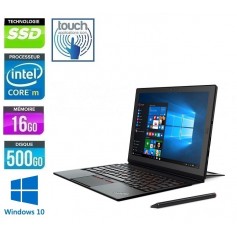 LENOVO ThinkPad X1 Tablet Core m7 LED 12" Tactile 16Go Ram 512Go SSD NVMe Windows 10 Pro 64 GARANTIE 2 ANS