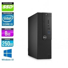 DELL Optiplex 3070 SFF Quad Cores i3-9100 8Go 256Go SSD HDD Windows 10 Pro 64Bits GARANTIE 2 ANS