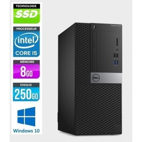 DELL Optiplex 3040 Mini Tour Quad Core i5 8Go 250Go SSD Windows 10 Pro 64 GARANTIE 2 ANS