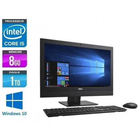 HP Elite 800 G4 AIO 6xCores i5 Ecran 24'' LED Full HD Tactile 8Go 256Go SSD NVMe +256Go SSD Windows 10 Pro 64 GARANTIE 2 ANS