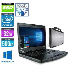 PANASONIC Toughbook CF-54 MK3 Core i5-7300u 16Go 512Go SSD 14'' LED FULL HD - Clavier UK  Windows 10 Pro 64 UK - GARANTIE 2 ANS