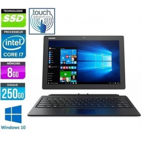 LENOVO Ideapad MIIX 510 Tablet Core i7 8Go 250Go SSD LED 12.2'' Tactile FULL HD Windows 10 Pro 64 GARANTIE 2 ANS