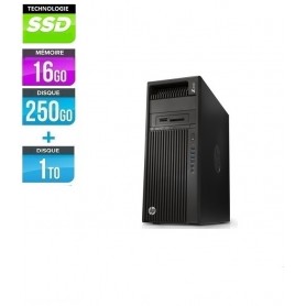 HP Z440 Quad Core Xeon 1620v3 16Go Ram 256Go SSD + 1To HDD Vidéo NVidia K620 Windows 10 ou 11 Pro 64 GARANTIE 2 ANS