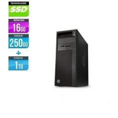 HP Z440 Quad Core Xeon 1620v3 16Go Ram 256Go SSD + 1To HDD Vidéo NVidia K620 Windows 10 ou 11 Pro 64 GARANTIE 2 ANS