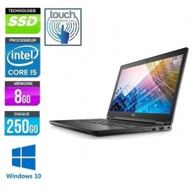 DELL Latitude E5590 Quad Core i5-8350 8Go DDR4 256Go SSD Led 15.6'' TACTILE Full HD Windows 10 ou 11 Pro 64 GARANTIE 2 ANS