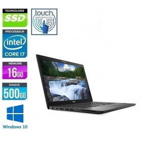 Latitude E7490 Core i7 LED 14'' Full HD (1920/1080) 16Go Ram 512Go SSD NVme Windows 10 Pro 64 - GARANTIE 2 ANS