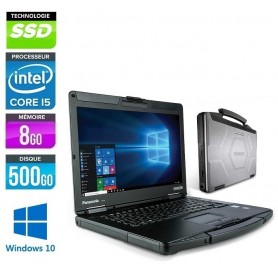PANASONIC Toughbook CF-54 MK2 Core i5-6300u 8Go 256Go SSD 14'' LED Full HD Tactile Windows 10 ou 11 Pro 64 GARANTIE 2 ANS