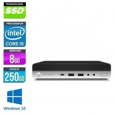 HP EliteDesk 800 G3 SFF  Quad Core i5 8Go Ram 256Go SSD Windows 10 ou 11 Pro 64 GARANTIE 2 ANS