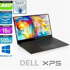 DELL XPS 9360  Quad Core i7  16Go Ram 512Go SSD LED 13.3' QHD+ (3200/1800) Tactile Windows 10 Pro 64 GARANTIE 2 ANS