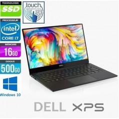 DELL XPS 9360  Quad Core i7  16Go Ram 512Go SSD LED 13.3' QHD+ (3200/1800) Tactile Windows 10 Pro 64 GARANTIE 2 ANS