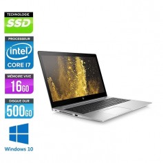 HP Elitebook 850 G5 Quad Core i7-8650 16Go Ram 512Go LED 15.6''  Windows 10 ou 11 Pro 64Bits GARANTIE 2 ANS