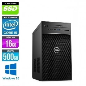 DELL Precision T3630 Six Core i5-8500 16Go 512Go NVMe  Intel HD Graphics 630 Windows 10 ou 11 Pro 64 GARANTIE 2 ANS