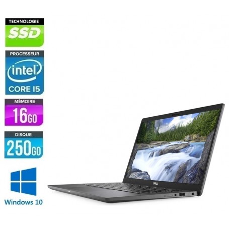 DELL Latitude 7310 Quad Core i5-10310u 16Go 256Go NVMe LED 13.3'' FullL HD Windows 10 Pro 64 GARANTIE 2 ANS