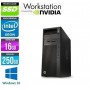 HP Z440 Quad Core Xeon 2.8GHz 16Go Ram 256Go SSD Vidéo NVidia K2200 Windows 10 ou 11 Pro 64 GARANTIE 2 ANS