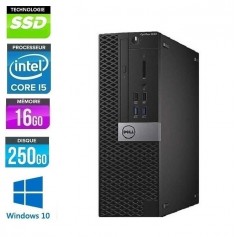 DELL Optiplex 5050 SFF Quad Core i5 16Go 256Go SSD Windows 10 Pro 64Bits GARANTIE 2 ANS