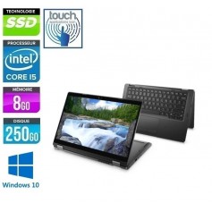 DELL Latitude E7400 (2 en 1) Quad Core i7-8665u 16Go 512Go SSD LED 14' 'Full HD Tactile Win 10 Pro 64 GARANTIE 2 ANS