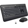 CLAVIER + SOURIS SANS FIL NOIR EX110