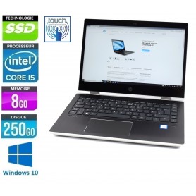 HP X360 440G1 Core i5 8Go Ram 256Go SSD LED 14'' FULL HD Tactile Windows 10 ou 11 Pro 64 GARANTIE 2 ANS