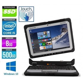 PANASONIC Toughbook 20 MK1 8Go Ram 512Go SSD LED 10.1'' TACTILE FULL HD GPS + 4G Windows 10 Pro 64 GARANTIE 2 ANS