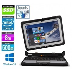 PANASONIC Toughbook 20 MK1 8Go Ram 512Go SSD LED 10.1'' TACTILE FULL HD Windows 10 Pro 64 GARANTIE 2 ANS