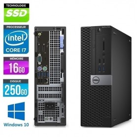 Optiplex 7040 SFF Quad Core i7 8Go 256Go NVMe Windows 10 ou 11 Pro 64 GARANTIE 2 ANS
