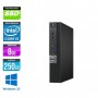 DELL Optiplex 7050 Micro Quad Core I5 8Go Ram 250Go SSD Windows 10 Pro 64Bits GARANTIE 2ANS