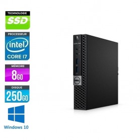 Optiplex 7040 Micro Quad Core i7 8Go 256Go SSD Windows 10 ou 11 Pro 64 GARANTIE 2 ANS
