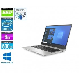 HP EliteBook X360 830 G8  2 en 1 Quad Core i5  8Go Ram 512Go SSD LED 13.3'' FULL HD TACTILE Windows 10 ou 11 Pro 64