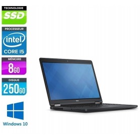 DELL Latitude E5580 Core i5 8Go Ram 256Go SSD LED 15.6'' Full HD Webcam Windows 10 ou 11 Pro 64Bits GARANTIE 2 ANS