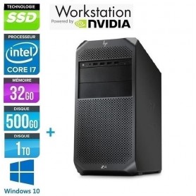 HP Z2 G4 Six Core i7-8700 32Go Ram 256Go NVMe Quadro P4000 Windows 10 ou 11 Pro 64 GARANTIE 2 ANS
