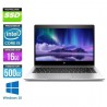 HP Elitebook 840 G5 Core i5-7300 16Go 512Go NVMe LED 14'' Full HD Windows 10 ou 11 Pro 64 GARANTIE 2 ANS