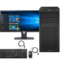 HP Z2 G4 8xCore i7-9700 32Go Ram 256Go SSD + 2To HDD Quadro RTX4000 + Ecran DELL 29" Windows 10 ou 11 Pro 64 GARANTIE 2 ANS