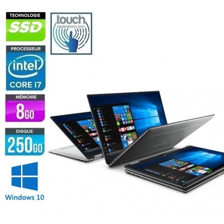 DELL XPS 9575 (2 en 1) Quad Core i5 8Go Ram256Go NVMe LED 15.6'' FHD Radeon RX Vega M Windows 10 ou 11 Pro 64 GARANTIE 2 ANS