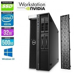 DELL Precision T5820 Xeon Quad Core 32Go 512Go SSD NVidia Quadro P2000 Windows 10 ou 11 Pro 64 GARANTIE 2 ANS