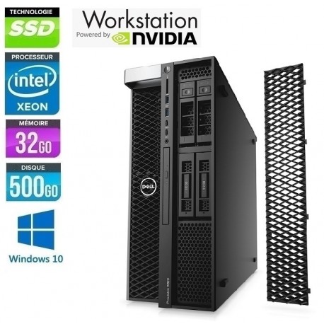 DELL Precision T5820 Xeon Quad Core W-2123 32Go512Go SSD NVidia Quadro P2000 Windows 10 ou 11 Pro 64 GARANTIE 2 ANS