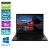 LENOVO ThinkPad T14 Gen1 Quad Core i5 10e Génération 16Go 256Go NVMe LED 14"Full HD Windows 10 ou 11 Pro 64Bits GARANTIE 2 ANS
