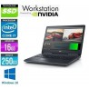 DELL Precision 7520 Quad Core i7 2.9GHz 16Go Ram 256Go SSD LED 15.6'' NVidia M1200m Windows 10 Pro 64 GARANTIE 2 ANS