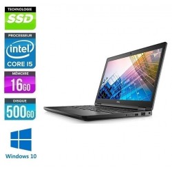 DELL Latitude 5590 Quad Core i5-8350 16Go DDR4 512 NVMe Led 15.6'' Full HD Windows 10 ou 11 Pro 64 GARANTIE 2 ANS