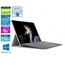 MICROSOFT Surface Pro 5 Core i5-7300U LED Tactile 12.1''  8Go Ram 256Go SSD + CLAVIER Windows 10 Pro 64Bits GARANTIE 2 ANS